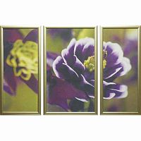 Модульная картина Династия 06-004-01 Фиолетовые цветы
            (Код: 06-004-01) Декор интерьера
