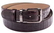 Ремень мужской Narvin 31083-Croco Caffe /125