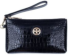 Сумочка для телефона Narvin 9247-N.Croco Black