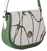 Сумка-клатч Narvin9960-N.Anaconda Green